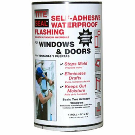 COFAIR PRODUCTS TS933 9 in. x 33 ft. Self-Adhesive Waterproof Flashing For Windows & Doors CO569097